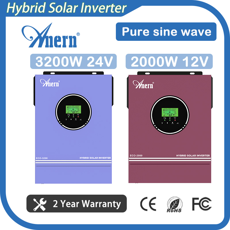 Anern 3200W 2000W Off Grid Hyb - Grid Tie Inverter Limiter 2000W ulasan dan harga