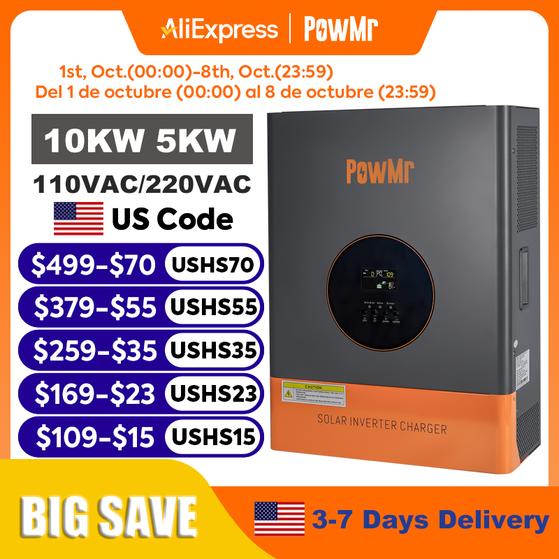 PowMr 10KW 5KW Split Phase Inv - Split Phase Inverter 10Kw 110V 220V ulasan dan harga